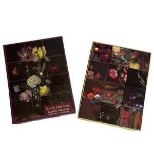 Pomegranate Kids Block Puzzle - Dutch Still Life’s 12 Blocks - 6 Puzzles!